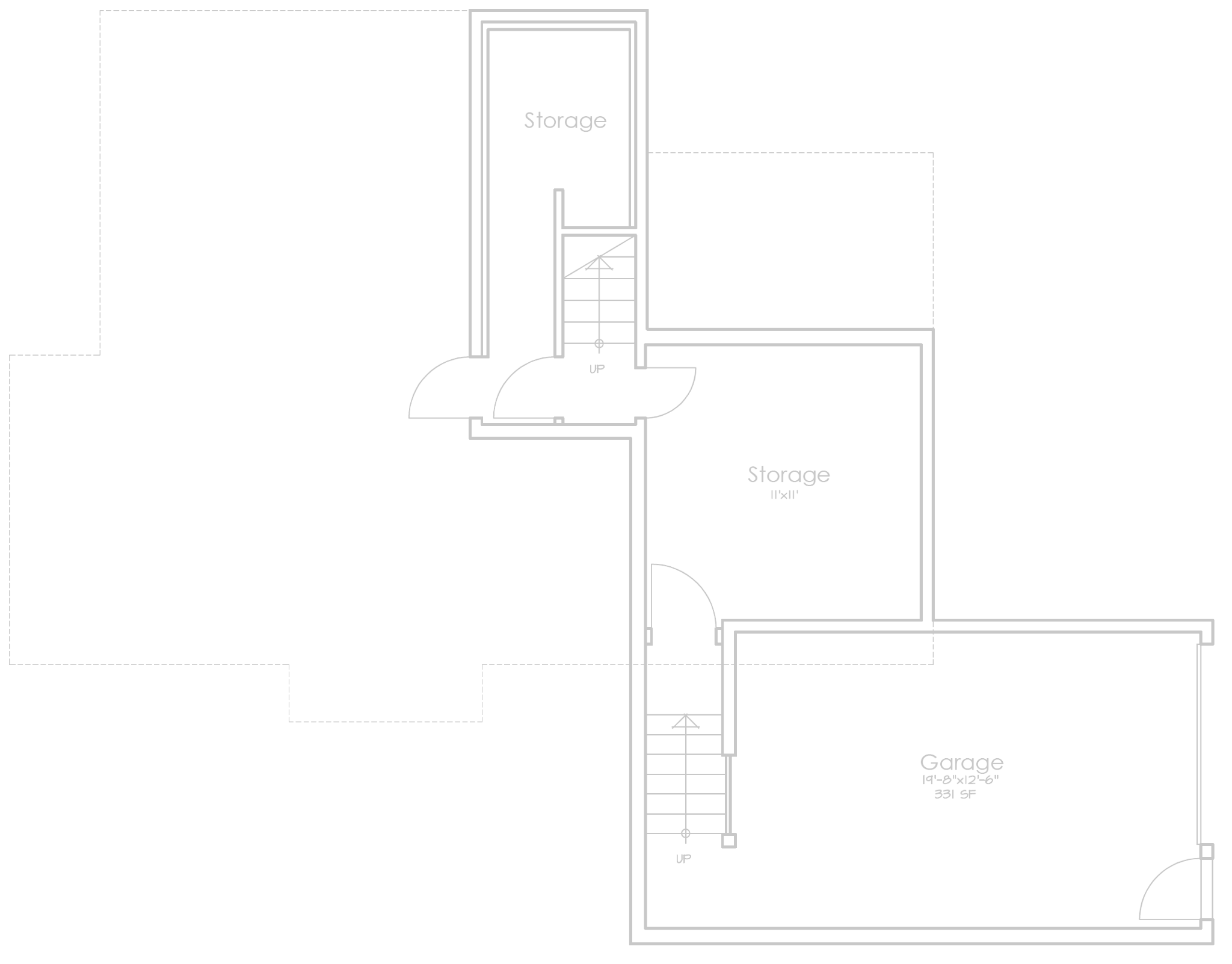 Lower floor — proposed