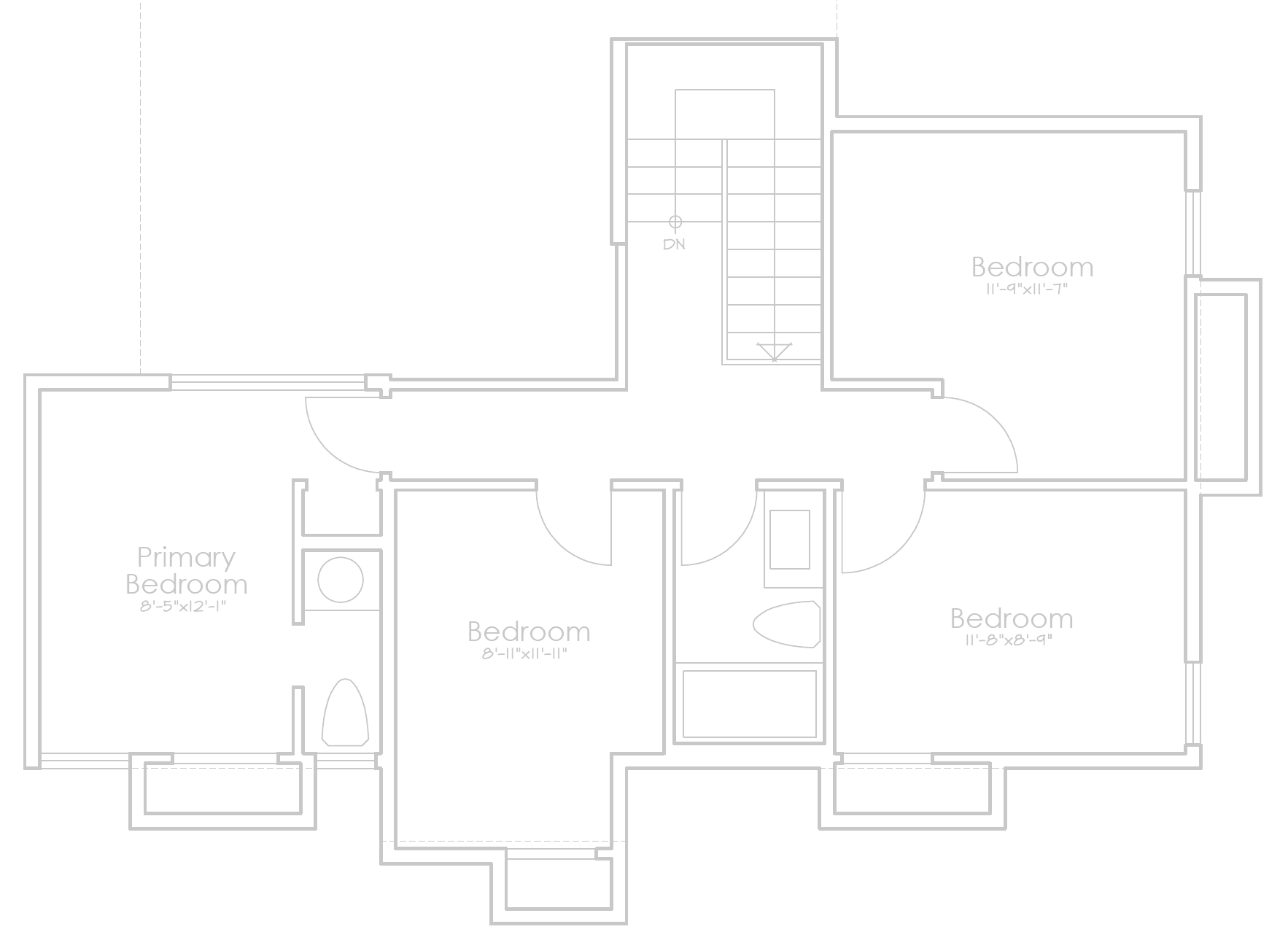 Upper floor — proposed